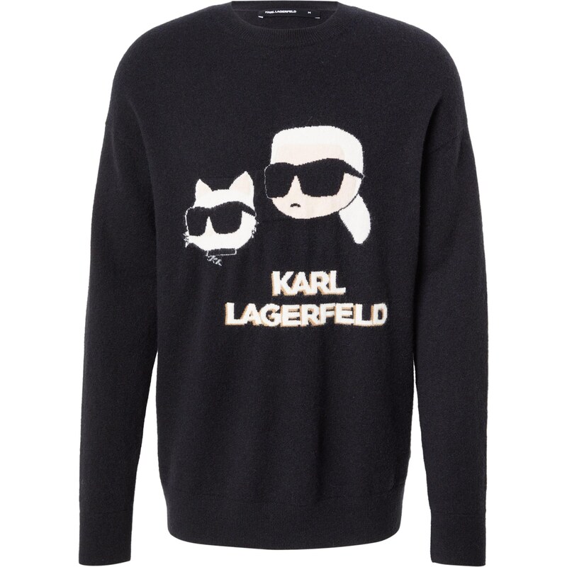 Karl Lagerfeld Svetr černá / bílá