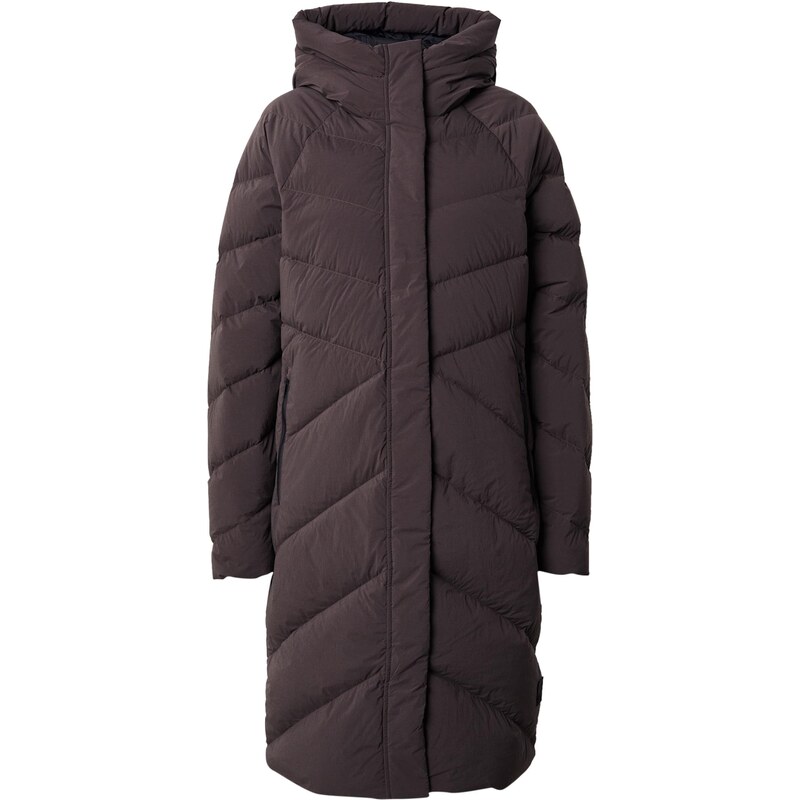 JACK WOLFSKIN Outdoorový kabát Marienplatz čokoládová 108900056