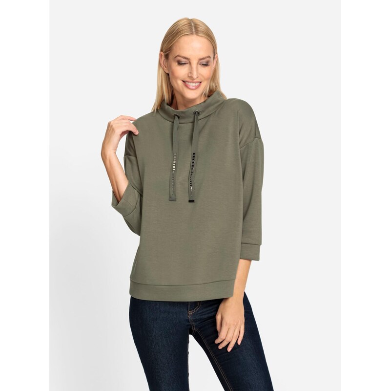 heine Mikina khaki 108771629