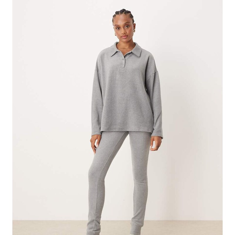 ASOS Tall ASOS DESIGN Tall lounge mix & match lightweight fleece 108473486