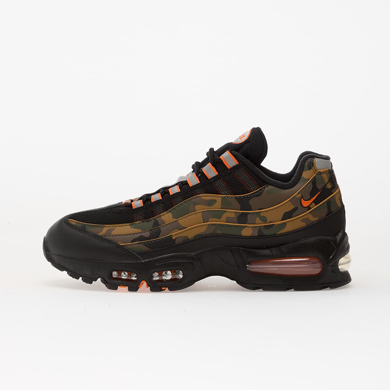 Nike Air Max 95 Qs Black/ Safety Orange-Metallic Silver