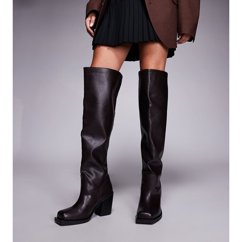 Public Desire Wide Fit Public Desire Carter Wide Fit over the knee 108888594