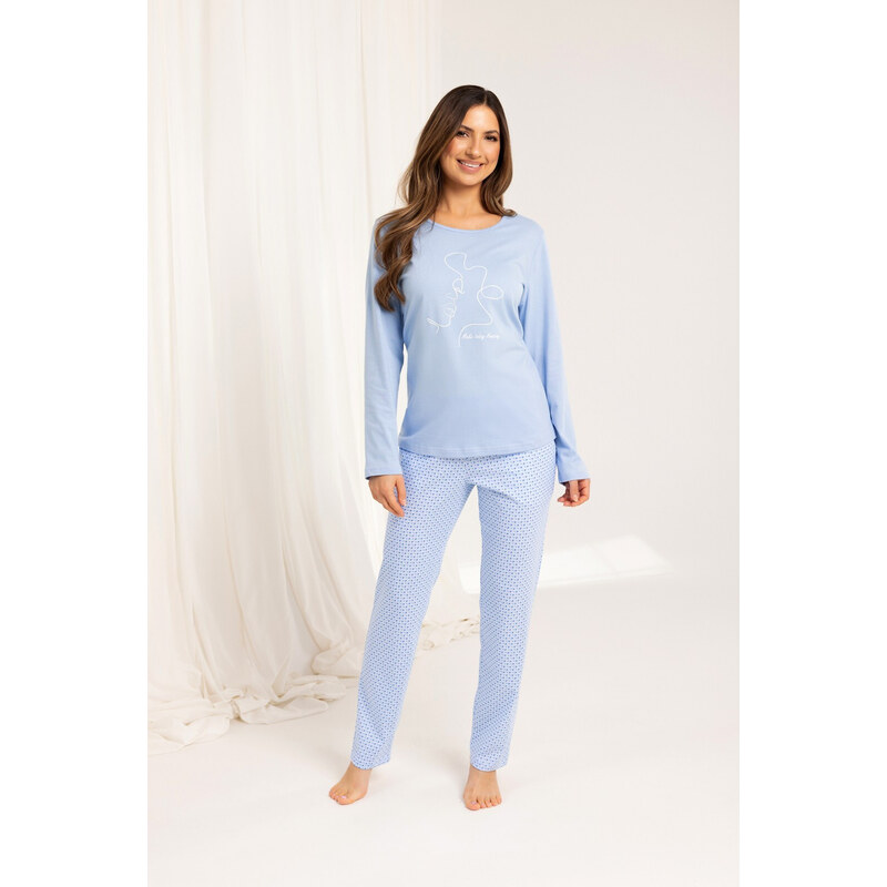 Pyžamo Regina 704 long/r M-XL Z25/26 dámské 113456138