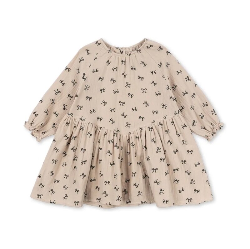 Konges Sløjd Dětské šaty s bavlnou Konges Sløjd COCO DRESS GOTS