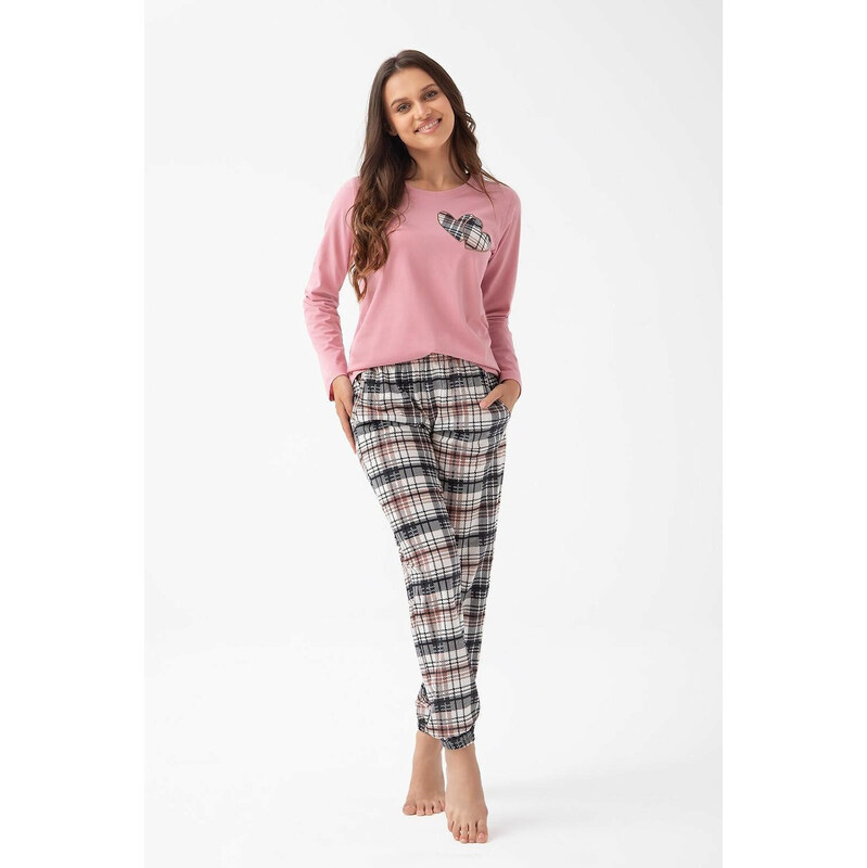 Pyžamo Luna 322 dlouhé/r M-2XL Z25/26 dámské 113456426