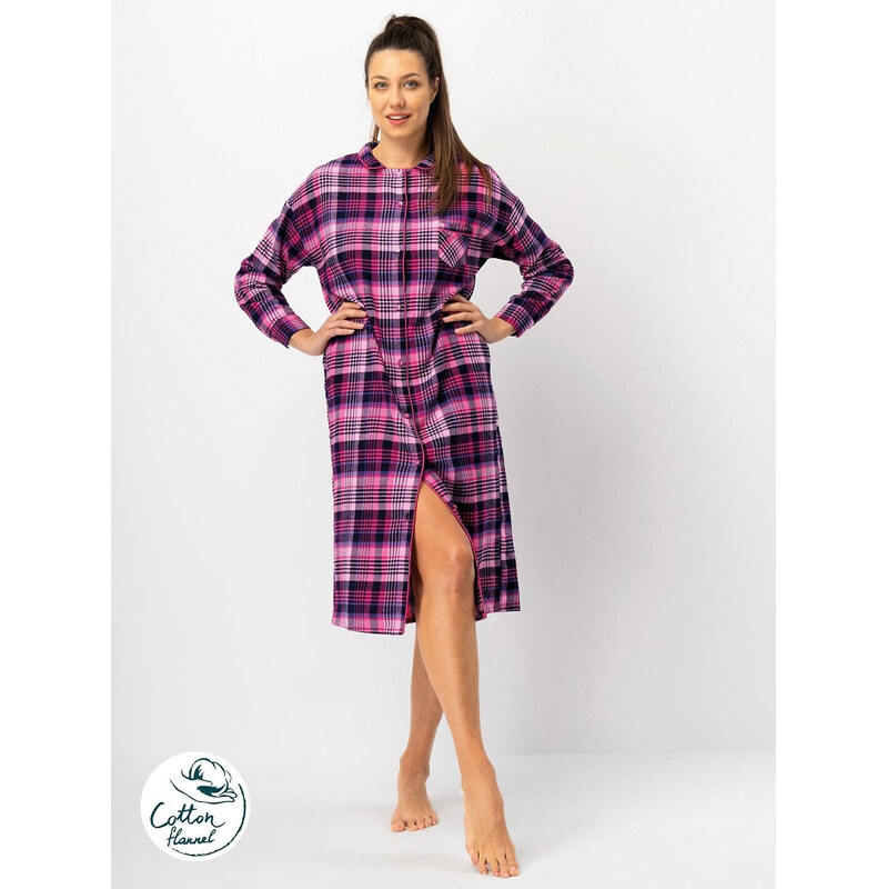 Dámská košile bez knoflíků Key LND 490 B25 délka/r S-XL