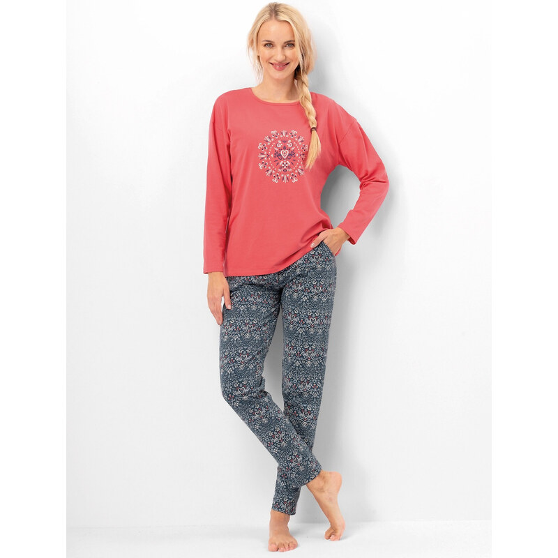 Pyžamo Key LNS 703 B25 long/r S-XL dámské 113456474