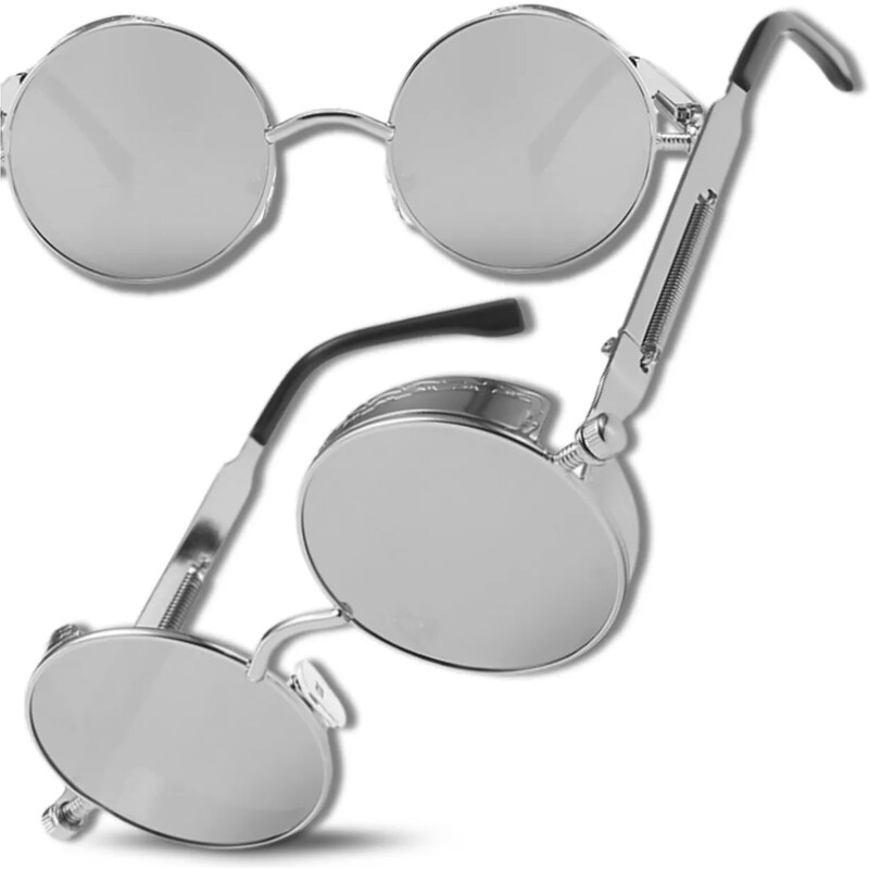 Camerazar Lenonki Steampunk kulaté brýle RETRO Ray 106097848