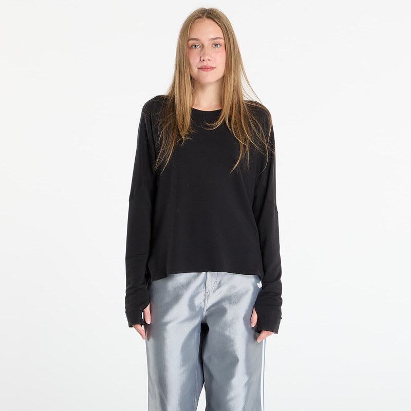 Tričko Y-3 W Running Long Sleeve T-Shirt Black XS/30 108484250