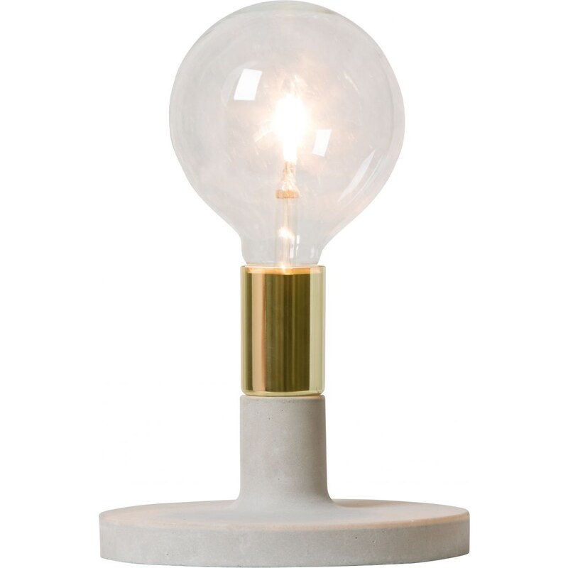 watt & VEKE Lampa s betonovým podstavcem Linda Gold