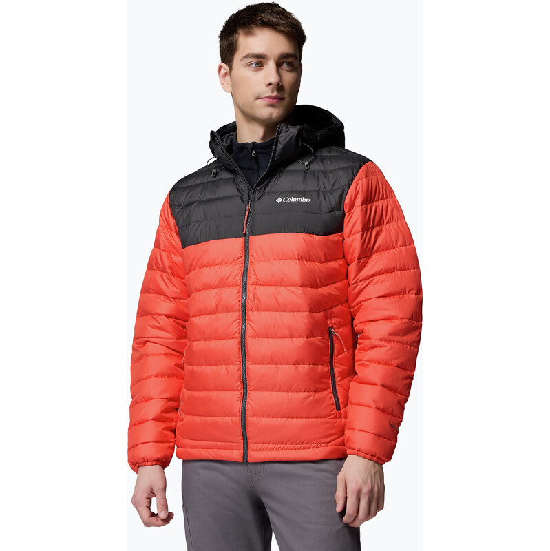 Pánská bunda Columbia Powder Lite II Hooded zing/shark