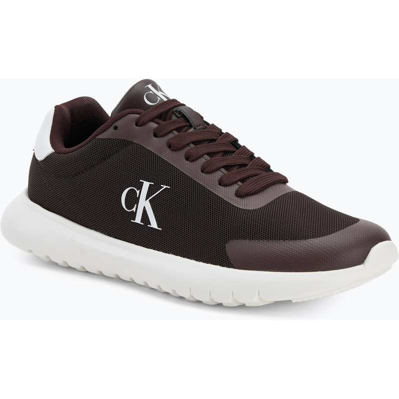 Dámské boty Calvin Klein YW0YW01750 3 Eva Runner Mesh MG brown