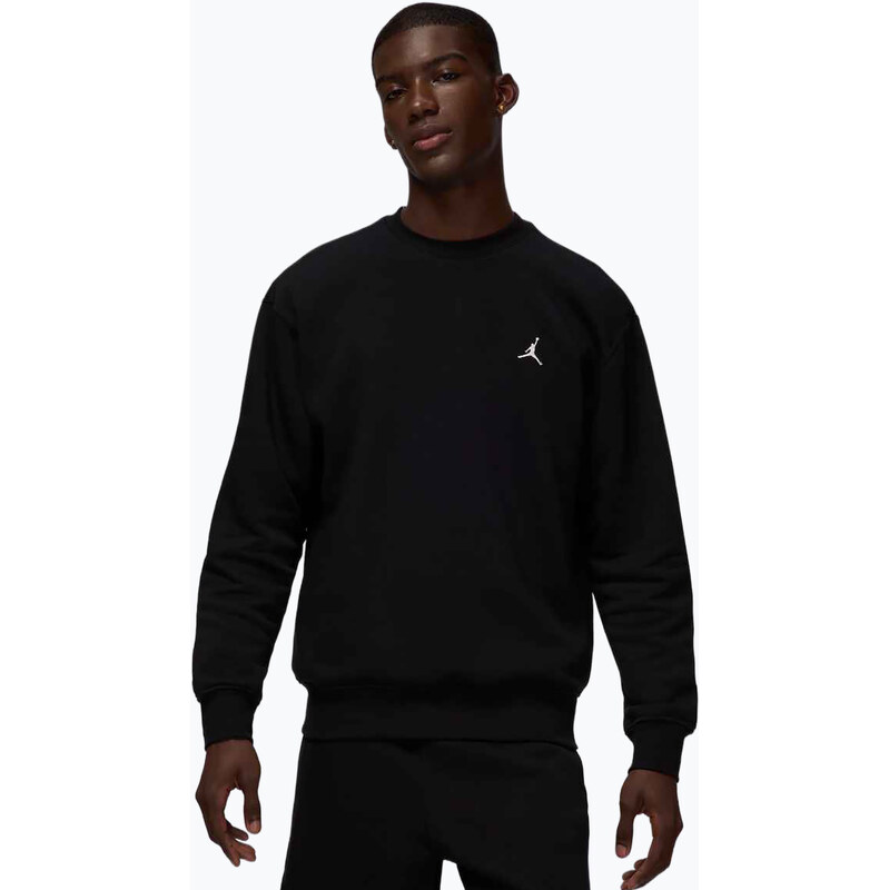 Pánská mikina Jordan Brooklyn Fleece Crew černá/bílá