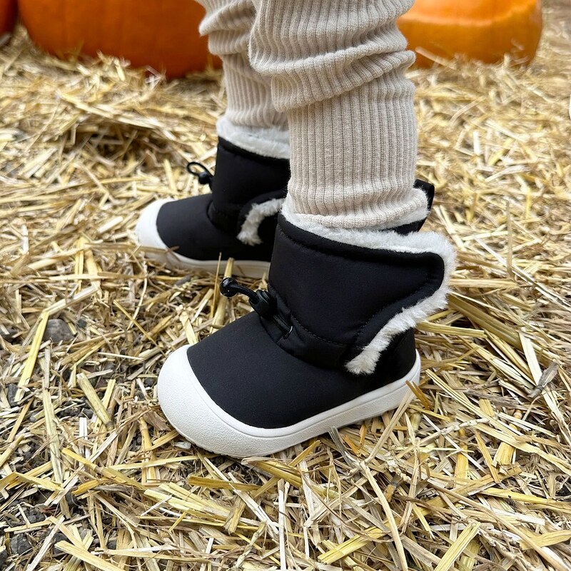 Dětské voděodolné sněhule Jan & Jul Stay-Put Trail Booties / BST-BLK / 108558150