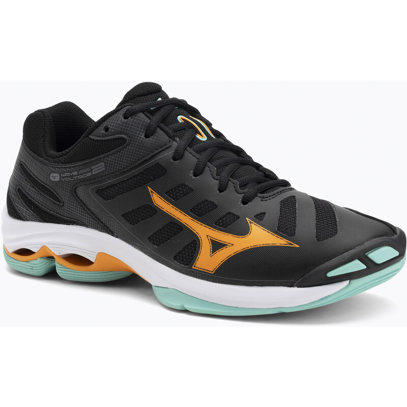 Volejbalové boty Mizuno Wave Voltage 2 black/tangelo/ice green