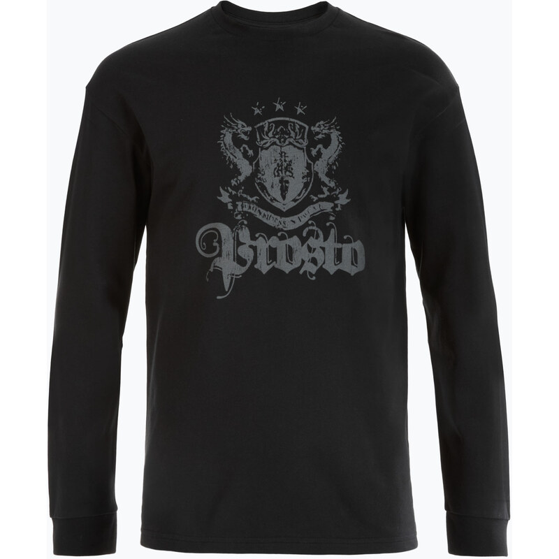 Pánský longsleeve PROSTO Crest black