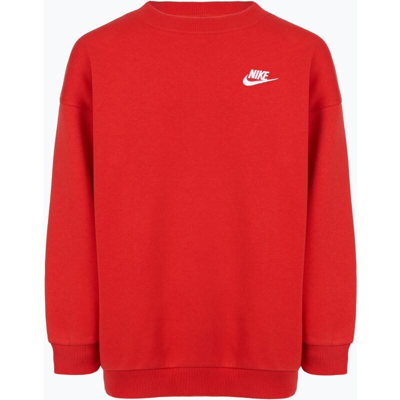 Dětská mikina Nike Sportswear Club Fleece university red/white