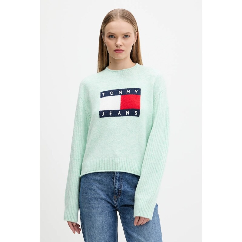 Svetr s příměsí vlny Tommy Jeans 108488591