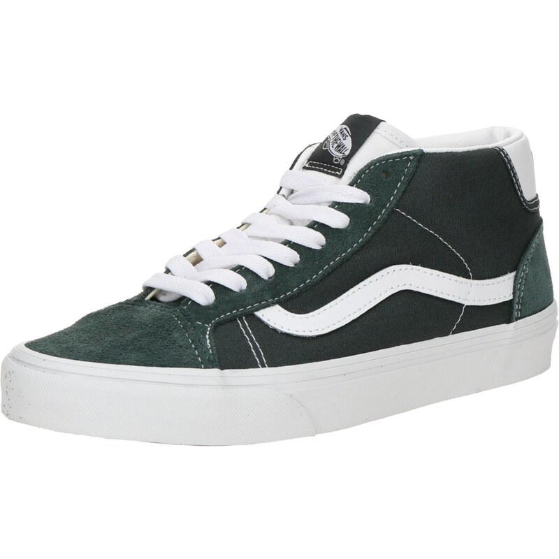 VANS Kotníkové tenisky Skool 37 tmavě zelená / bílá