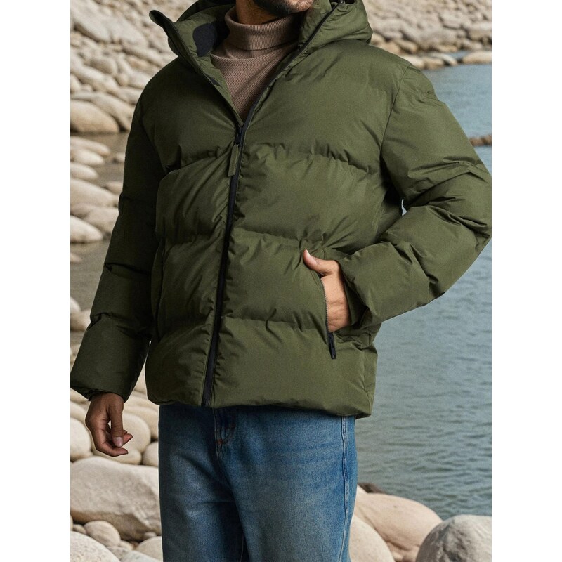 Sinsay - Bunda puffer - khaki