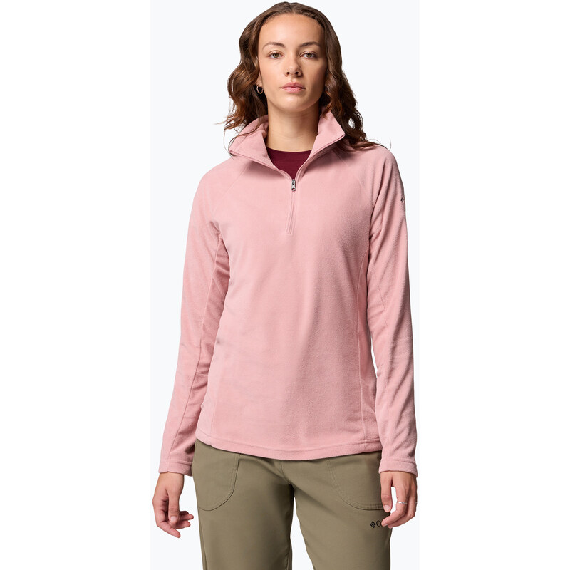 Dámská fleecová mikina Columbia Glacial IV 1/2 Zip eraser pink