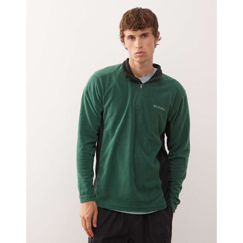 Columbia Klamath Range II half zip fleece in green