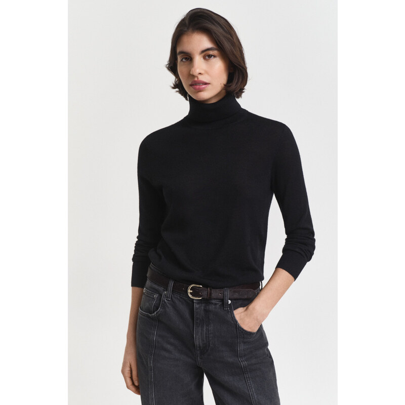 ROLÁK GANT FINE MERINO TURTLENECK BLACK 107862271