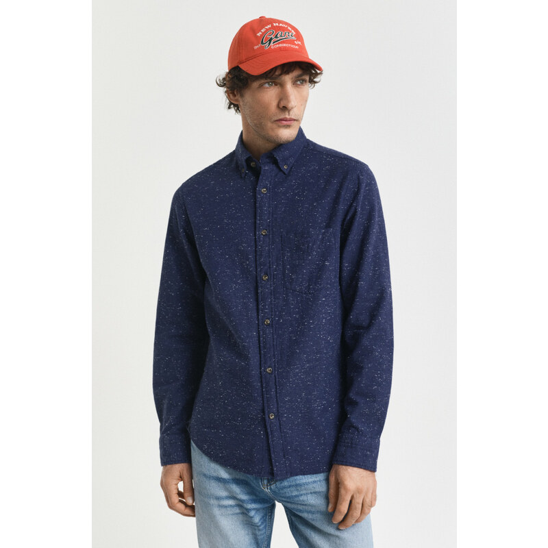 KOŠILE GANT REG NEPS FLANNEL SHIRT PERSIAN BLUE