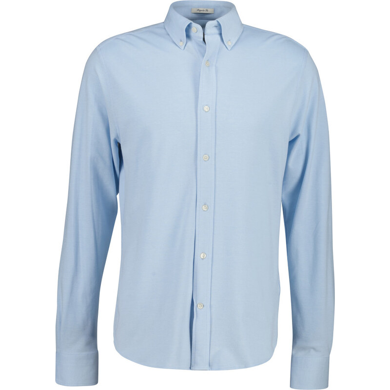 KOŠILE GANT REG JERSEY PIQUE STRETCH SHIRT CAPRI BLUE