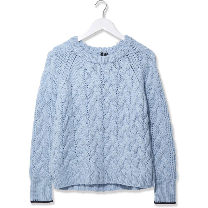 Topshop Chunky Cable Hand Knit Jumper by Boutique