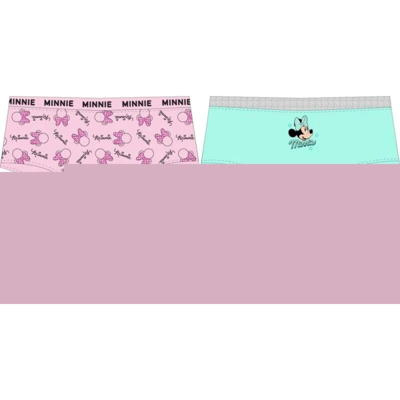 E plus M Dívčí kalhotky 2 ks Minnie Mouse 5233B612 mix barev,