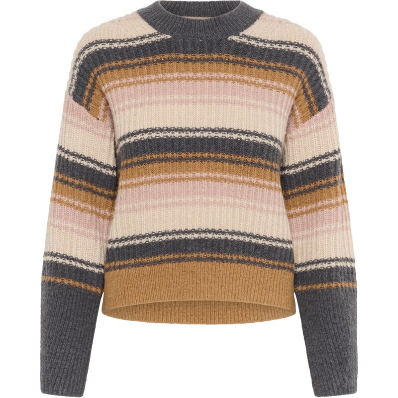 InWear Svetr Garp krémová / karamelová / čedičová šedá / růžová 108766976