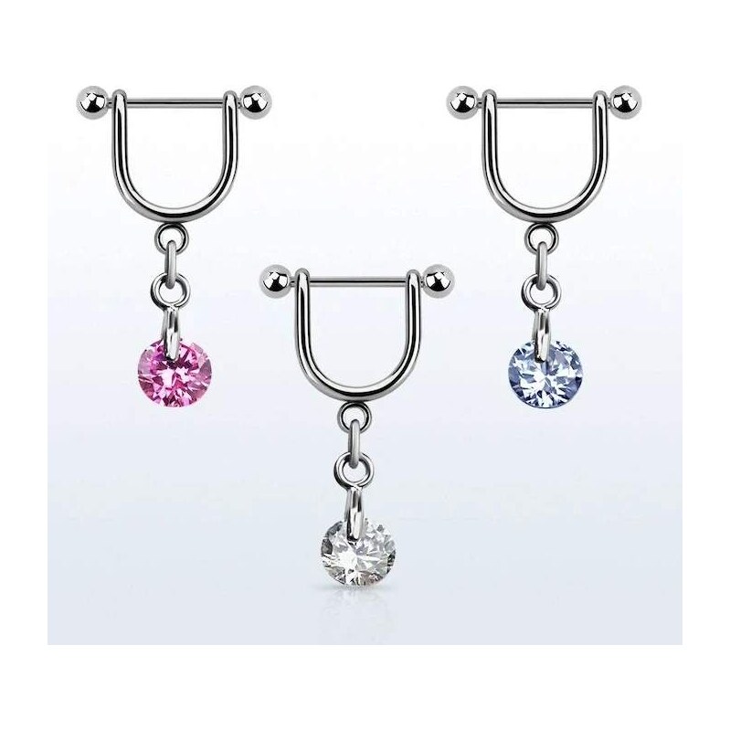 Achadirect Piercing do ucha s kamínkem na řetízku HEUZ1 InfinityPierce 108501978