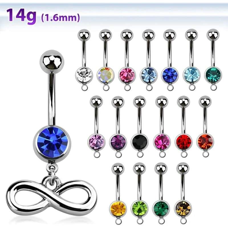 Achadirect Banán do pupíku se symbolem nekonečna MCD618 InfinityPierce 108501980