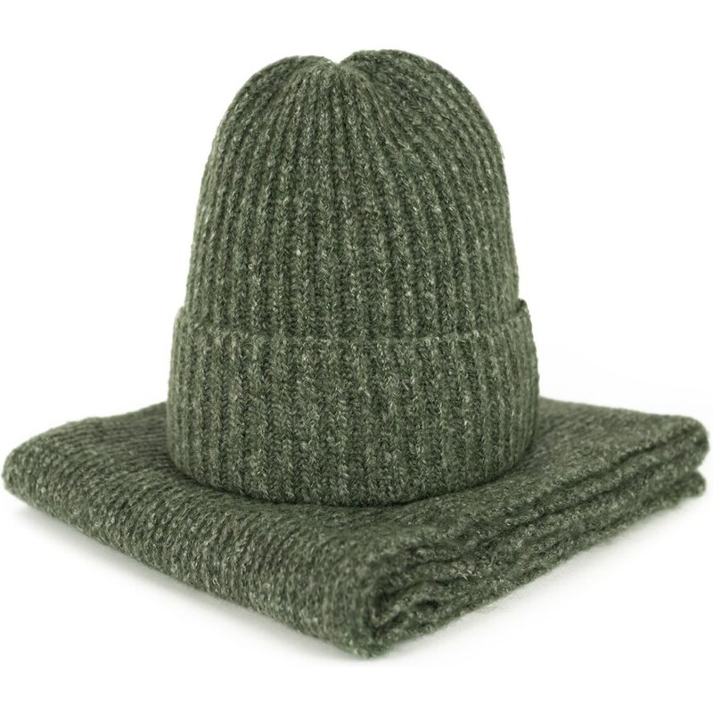 Art Of Polo Sada čepice a šála - khaki 108502456