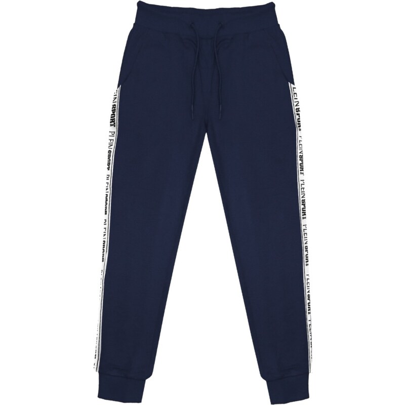 PLEIN SPORT Logo Navy Blue tepláky