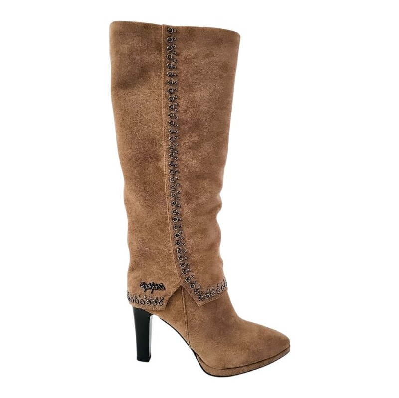 Slouchy kozačky Gai Mattiolo Cammello Beige 108502802