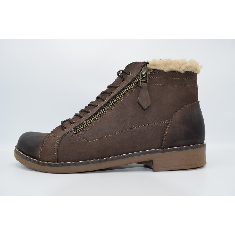WILD dámská zimní obuv 051 0509 praline nubuck 108502819