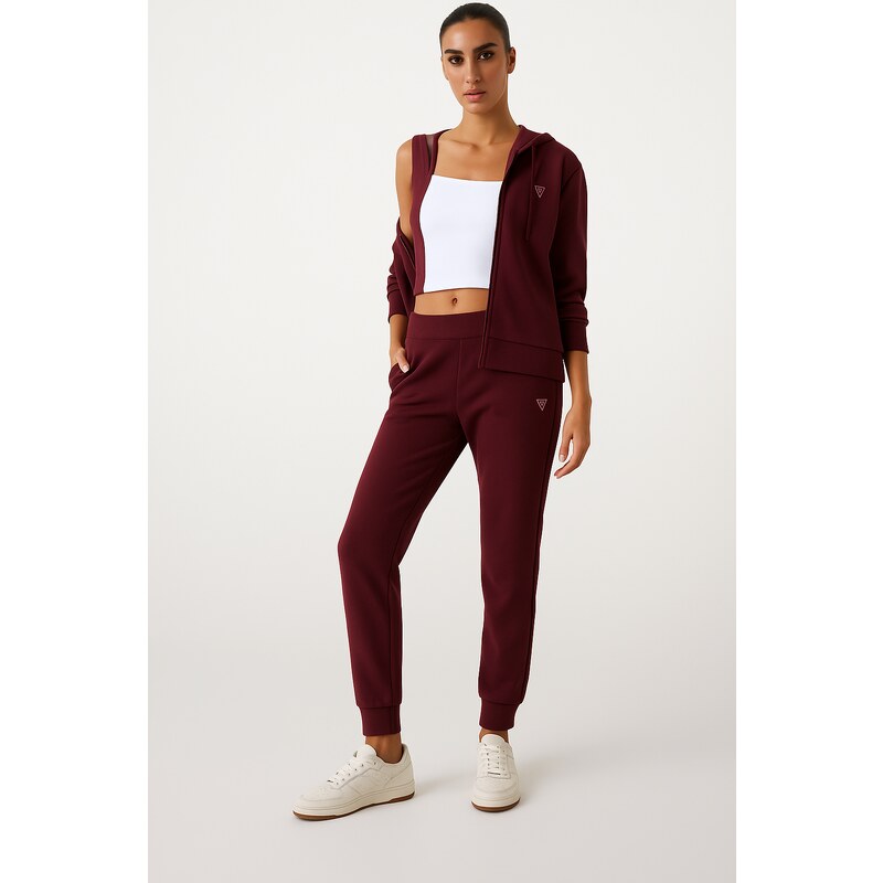 Guess olympe long pants BORDO 108504110