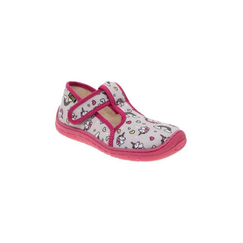Fare 5102453 dětské barefoot textilní přezůvky 108363265