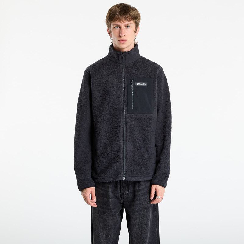 Mikina Columbia Jasper Ridge Pebbled Full Zip Fleece Black M