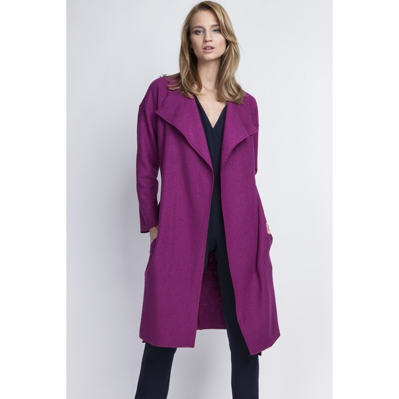 Dámský kabát Lanti fialový