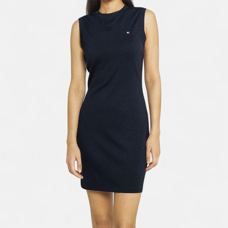 Dámské modré přiléhavé šaty Tommy Hilfiger M56413