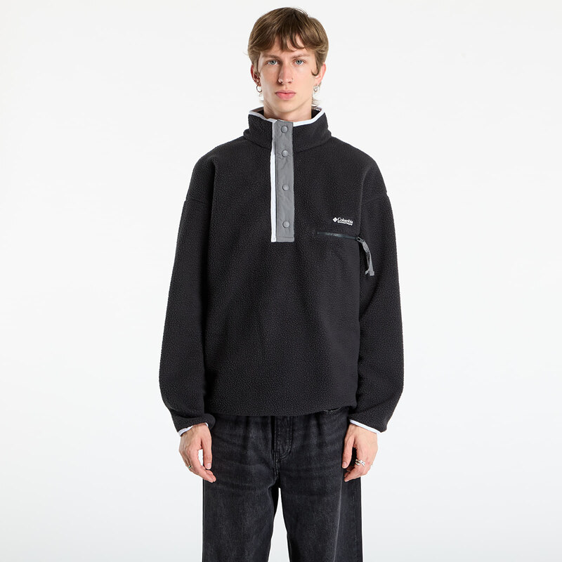 Mikina Columbia Helvetia II Half Snap Fleece Black M