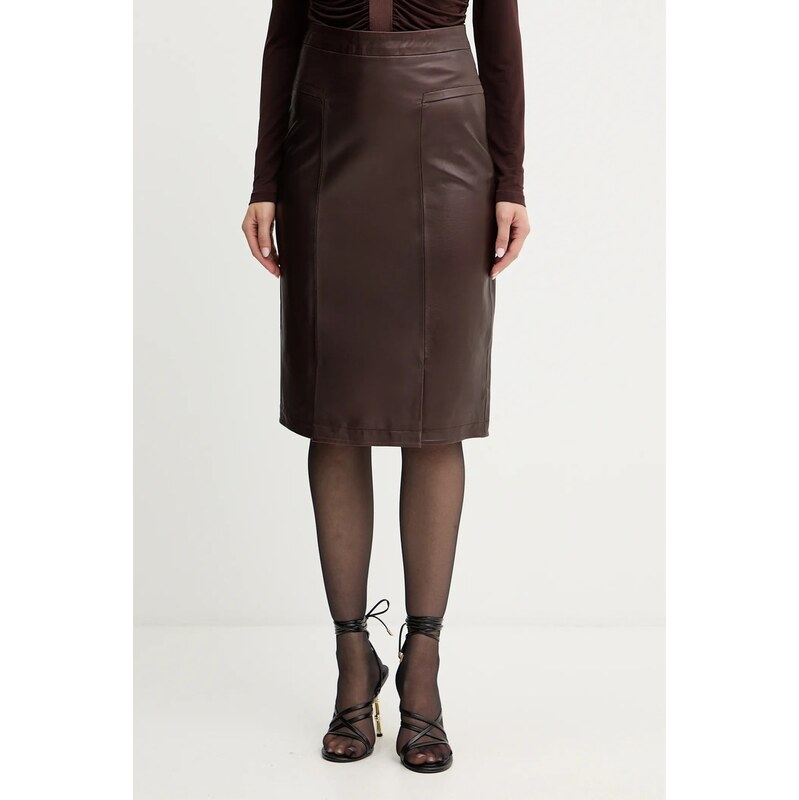 Kožená sukně Herve Leger Estella 108513400