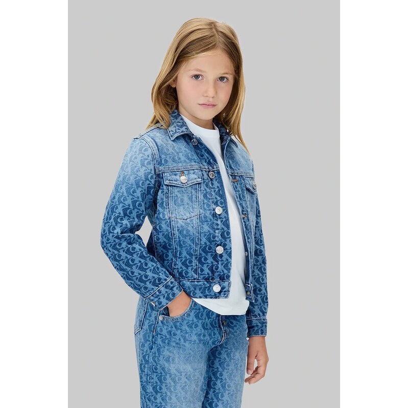 Calvin Klein Jeans Dětská riflová bunda Calvin Klein Jeans
