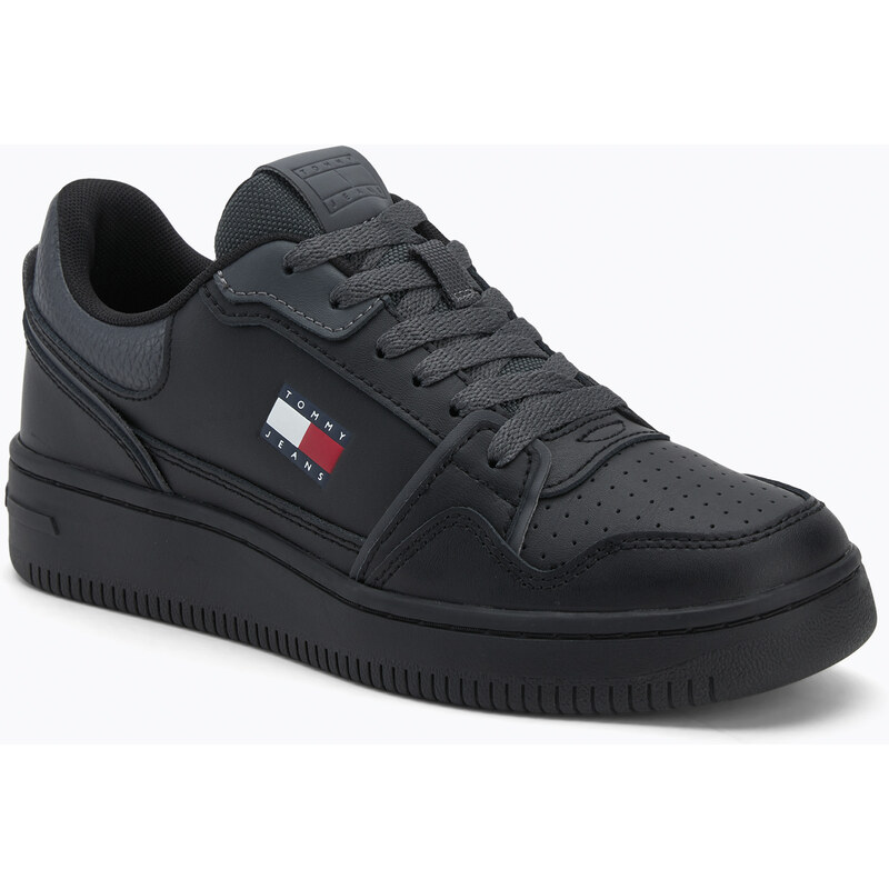Dámské boty Tommy Jeans Retro Basket Sneaker black