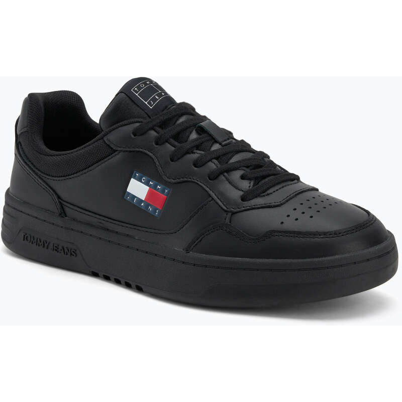 Pánské boty Tommy Jeans Cupsole Leather Ess black