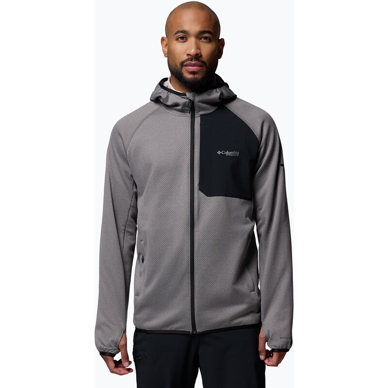 Pánská mikina Columbia Triple Canyon Grid Fleece Hooded Full Zip