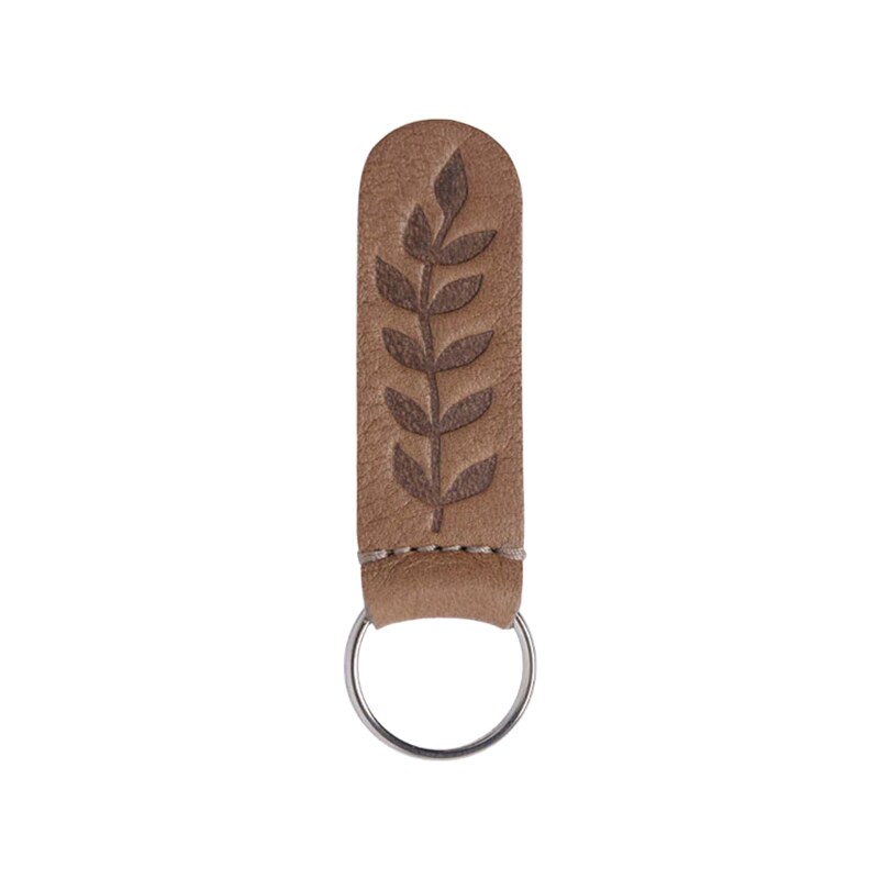 Keecie Kožená klíčenka Pocket Garden Moss